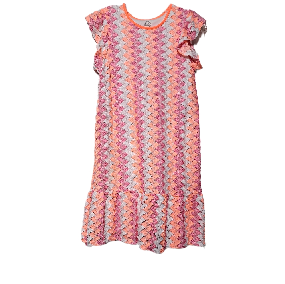 🪴2 For $20🪴Girls Crochet Geometric Summer Dress